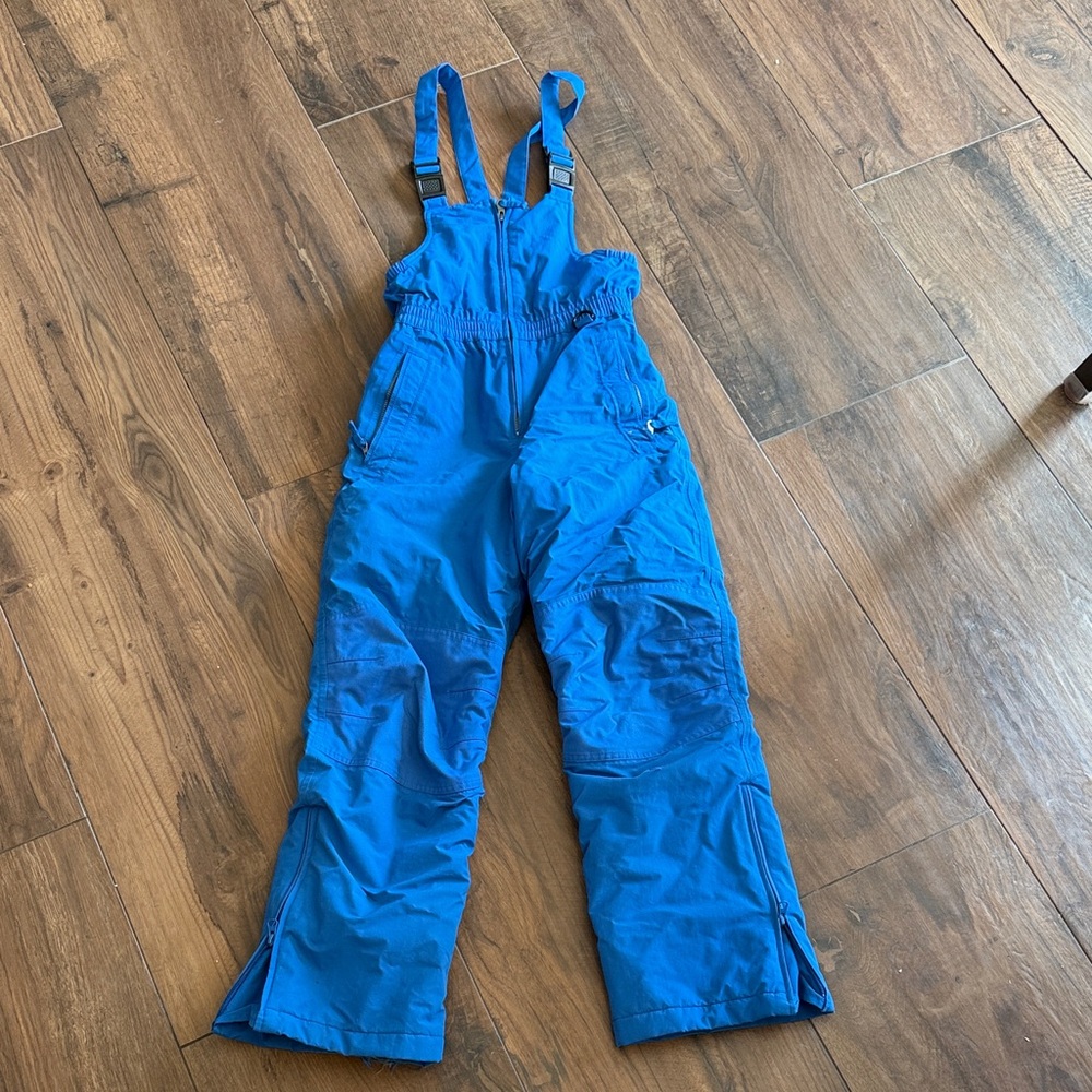 Lands' End Blue Kids Overalls Size 12 SLIM
